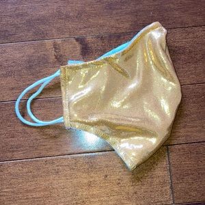 Gold double layer face mask